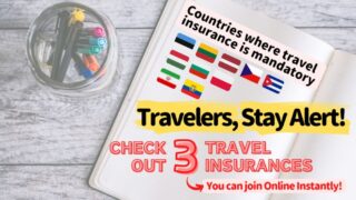 Which countries require travel insurance when entering the country?